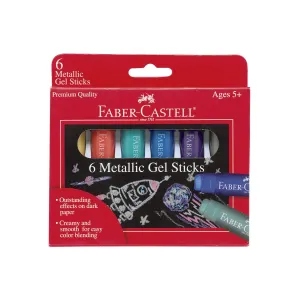 6 Metallic Gel Sticks