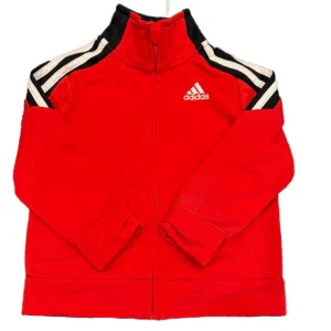 Adidas Boys Red | Black Athletic Top