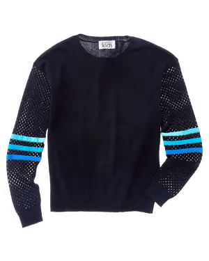 Autumn Cashmere Mesh Sleeve Sweater