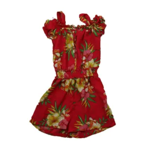 BCBG Girls Girls Pink Floral Romper