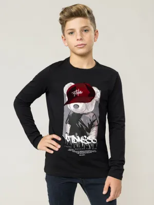 BEAR LONG SLEEVE T SHIRT