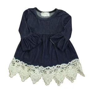 Beau & Belle Girls Blue | Ivory Dress