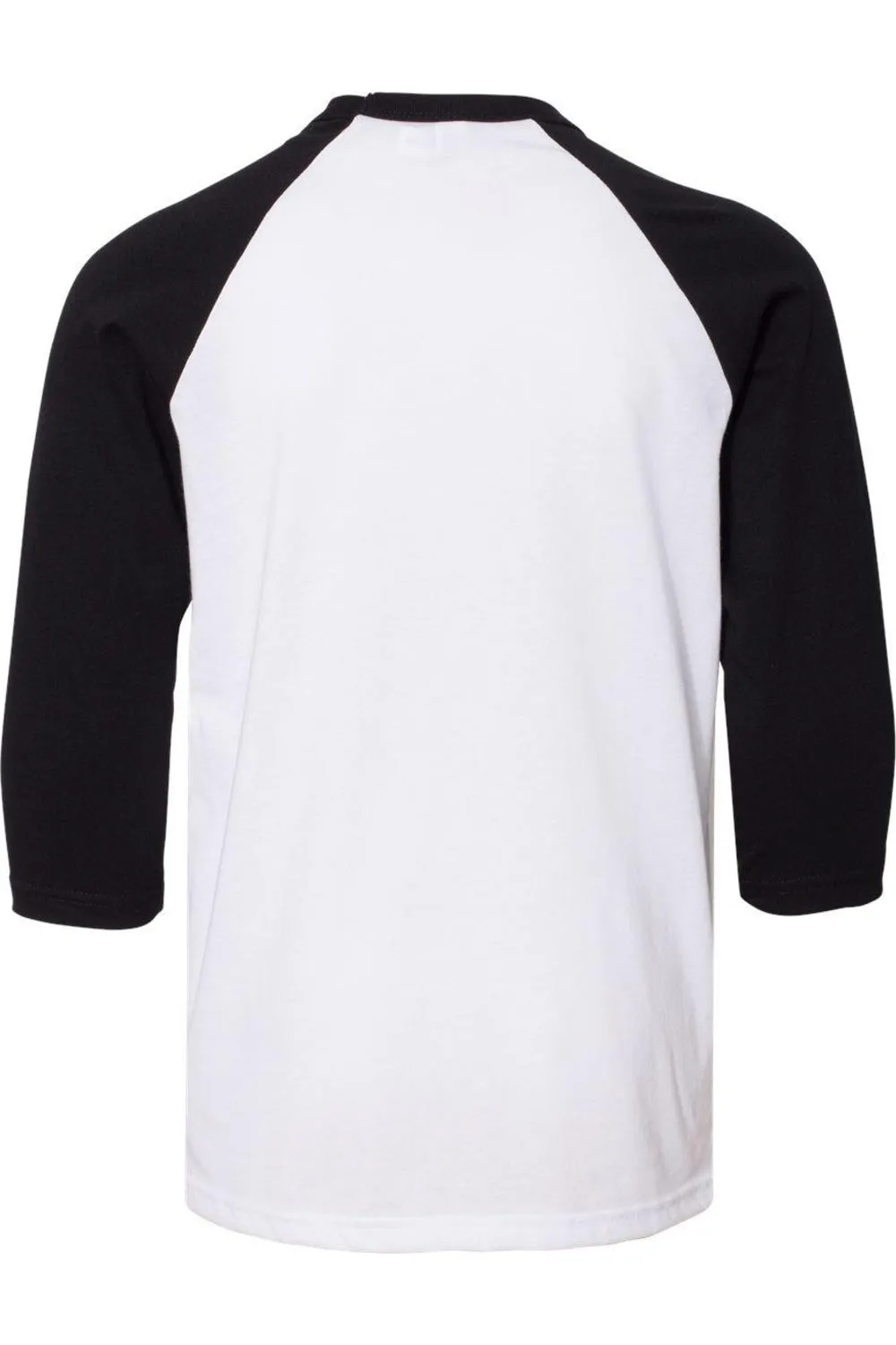 BELLA   CANVAS Youth Three-Quarter Sleeve Baseball Tee
