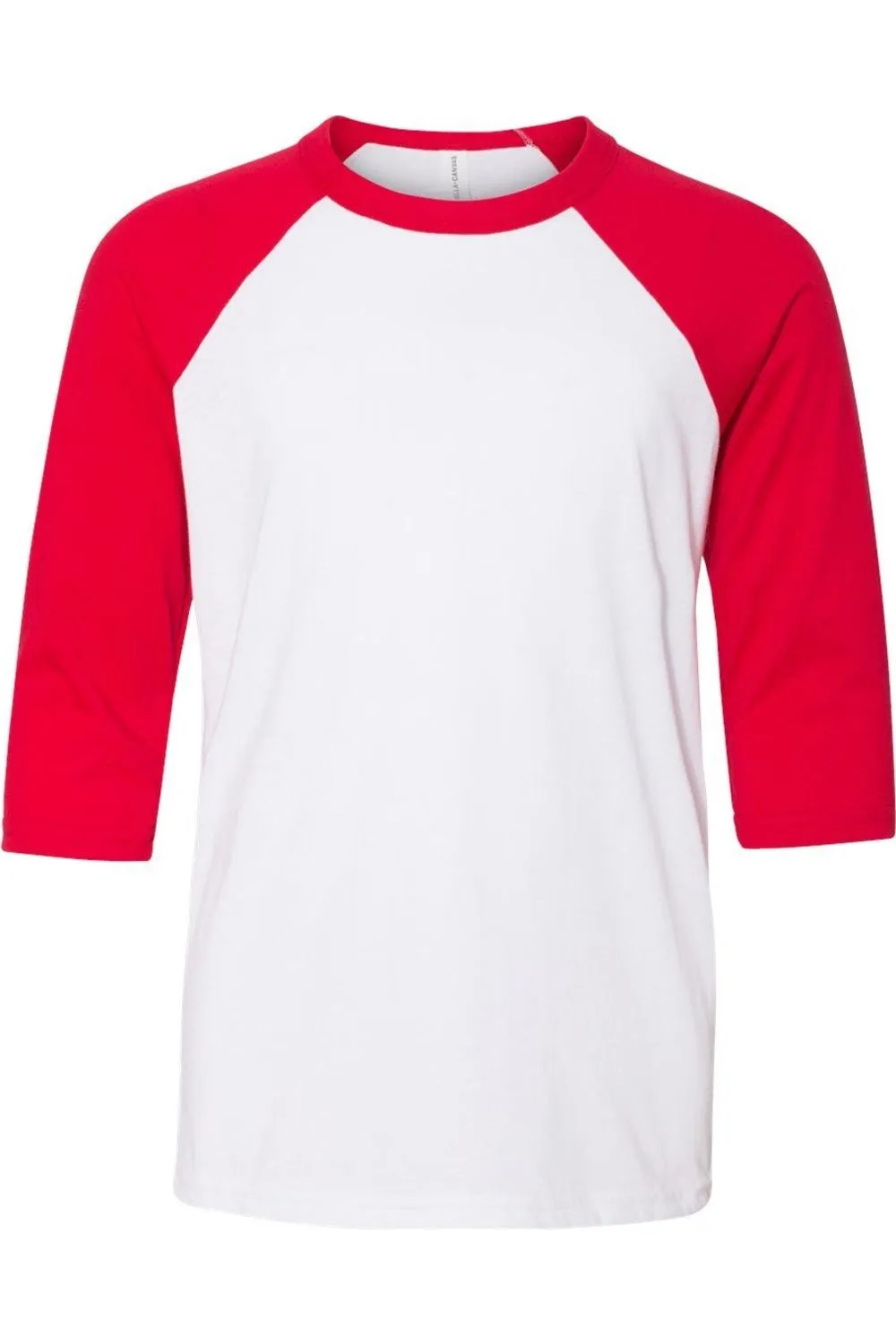 BELLA   CANVAS Youth Three-Quarter Sleeve Baseball Tee