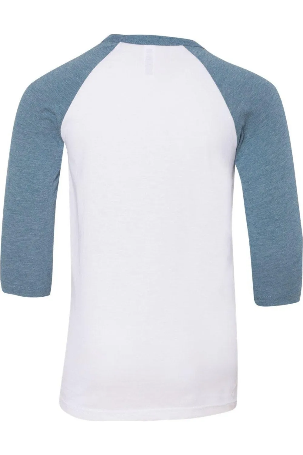 BELLA   CANVAS Youth Three-Quarter Sleeve Baseball Tee
