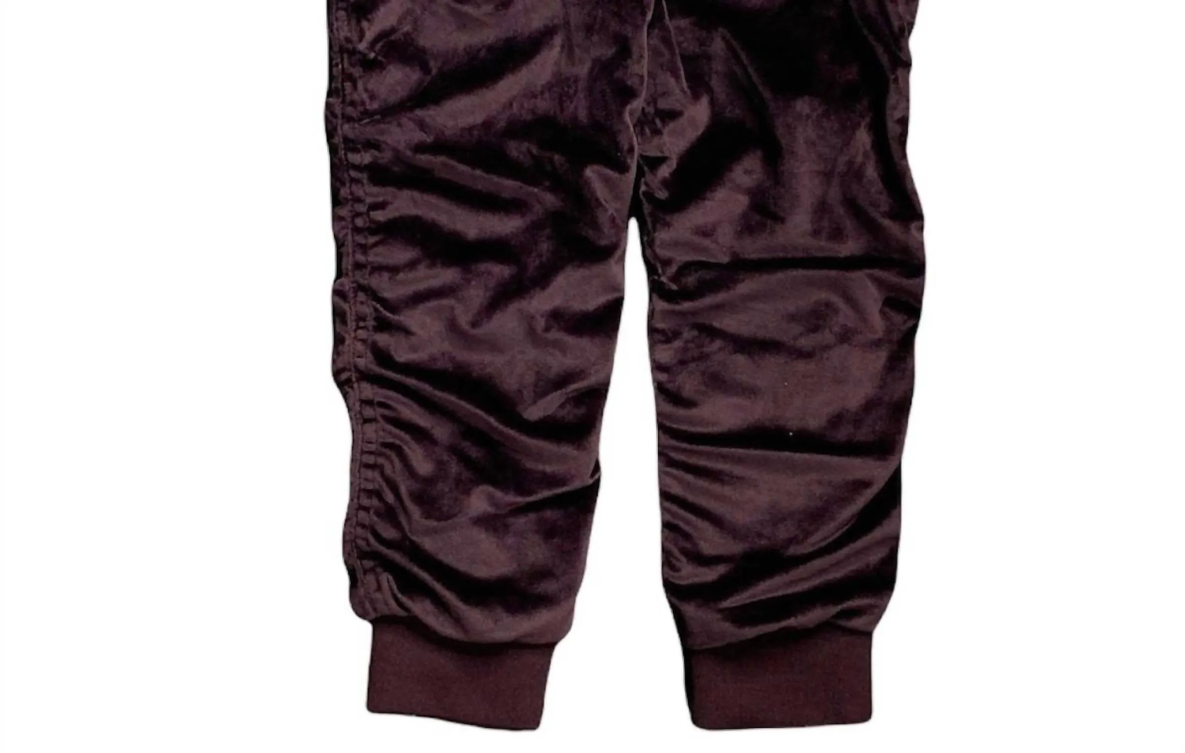 Boys' Jogger In Burgundy