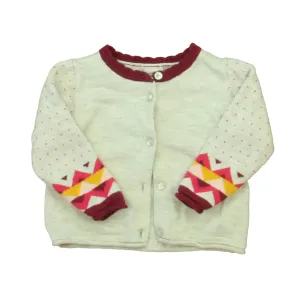 Catimini Girls Gray | Maroon Cardigan