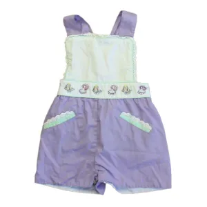 Christian Elizabeth & Co. Girls Purple | White Romper