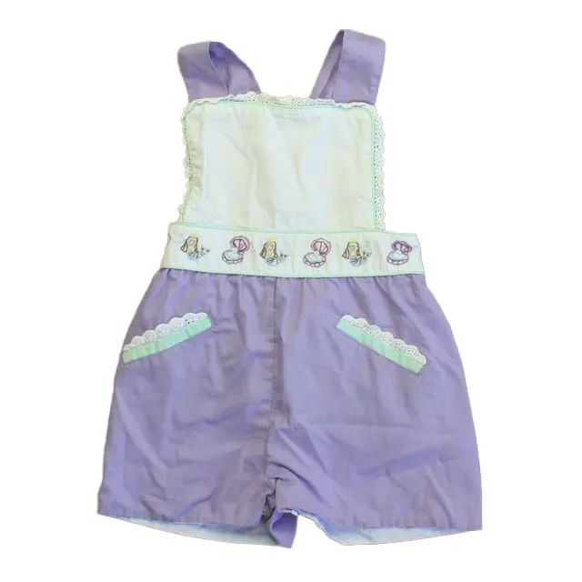 Christian Elizabeth & Co. Girls Purple | White Romper