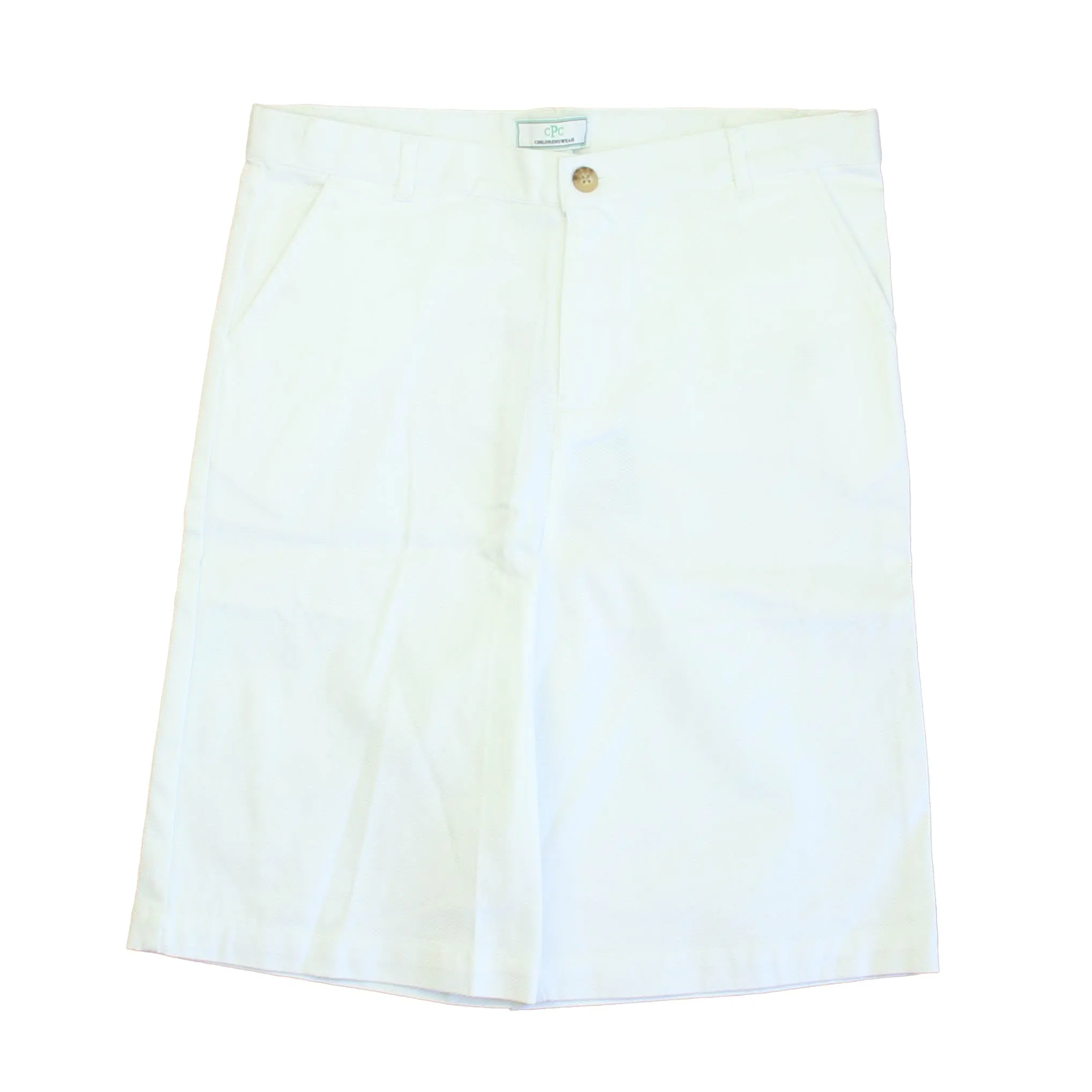 Classic Prep Boys Bright White Shorts Size: 6-14 Years