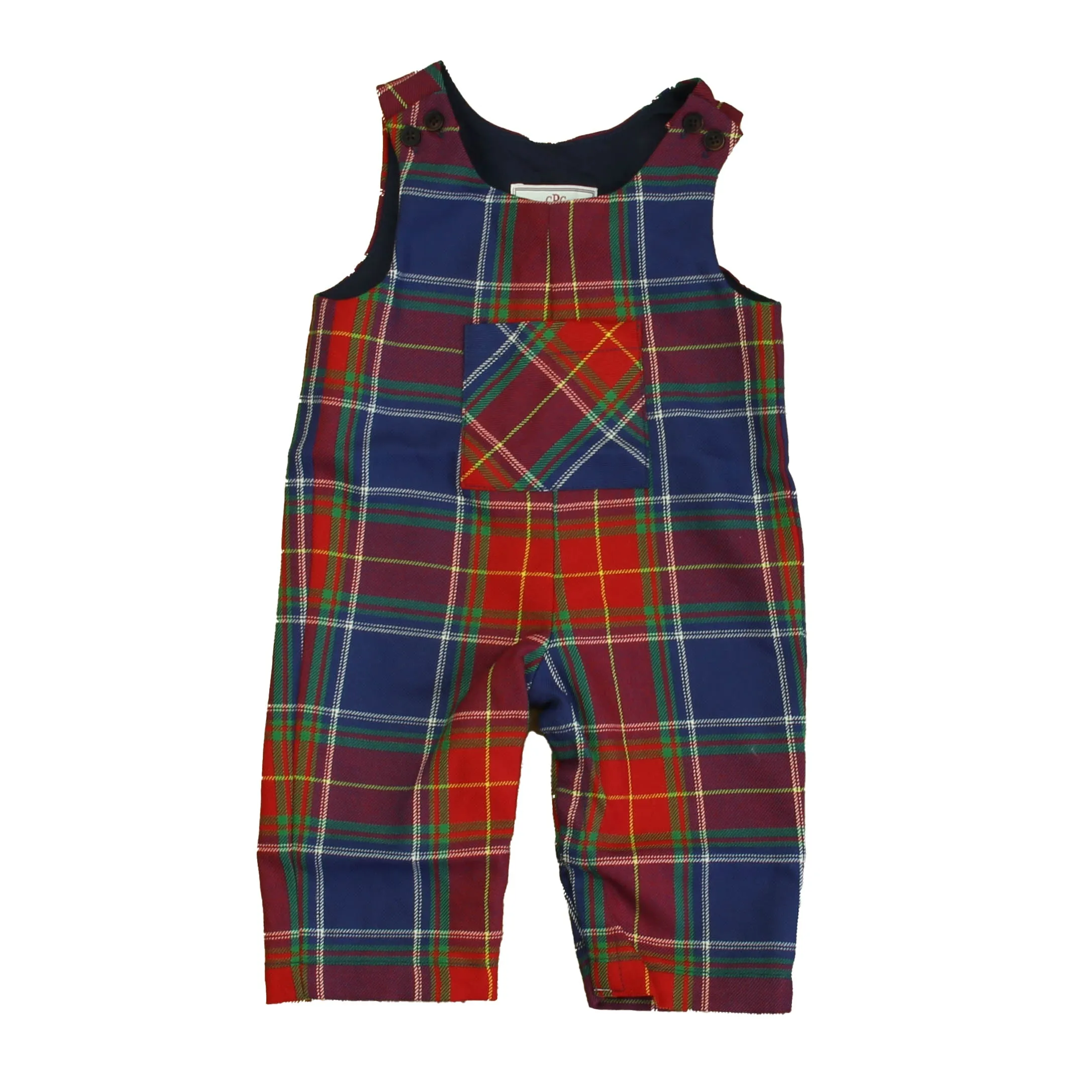Classic Prep Boys Scottish Tartan Romper