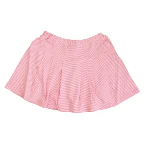 Classic Prep Girls Azalea Pink & White Stripe Skirt