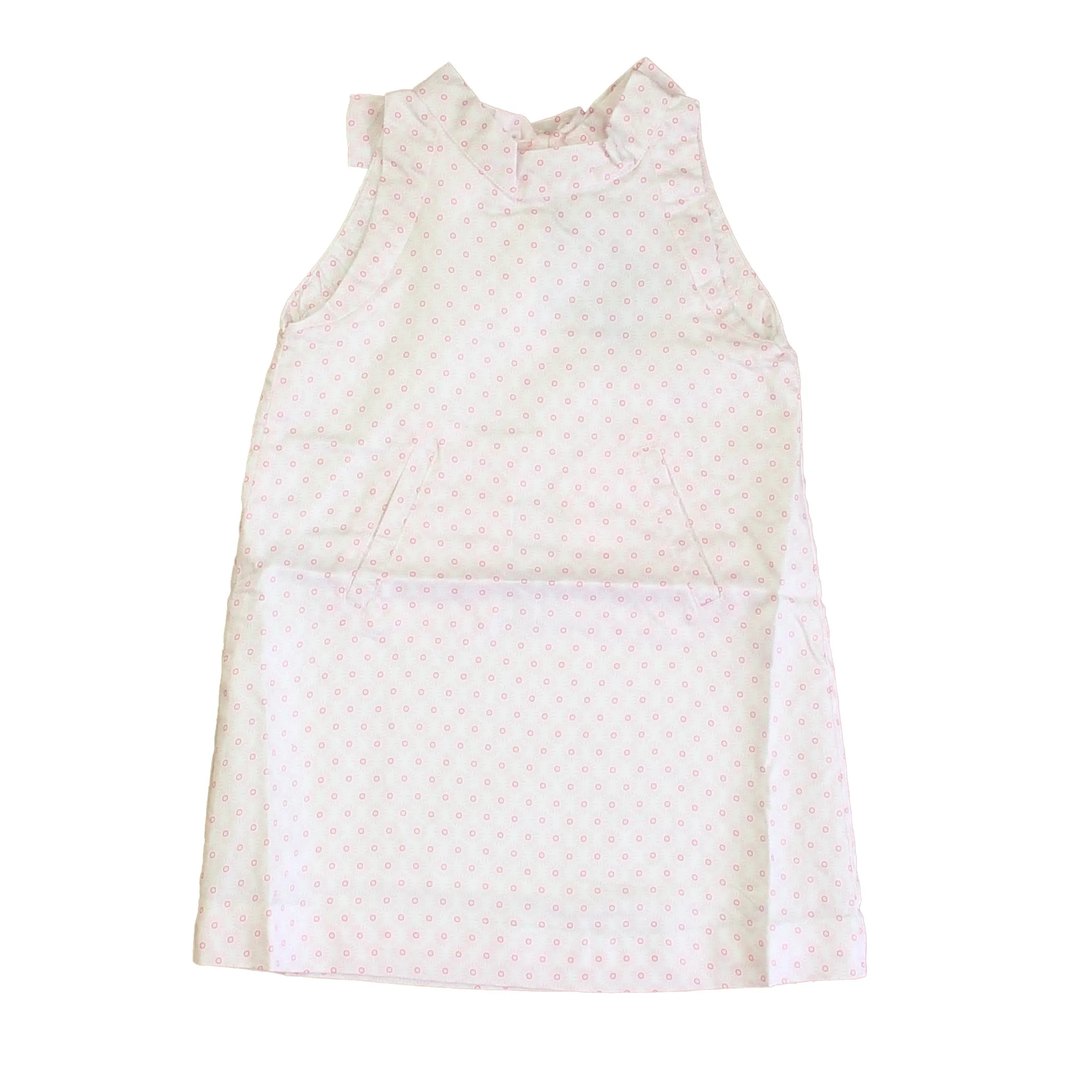 Classic Prep Girls Pink Picnic Wheel Dress