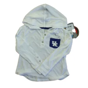 Colosseum Girls White | Blue University of Kentucky Long Sleeve Shirt