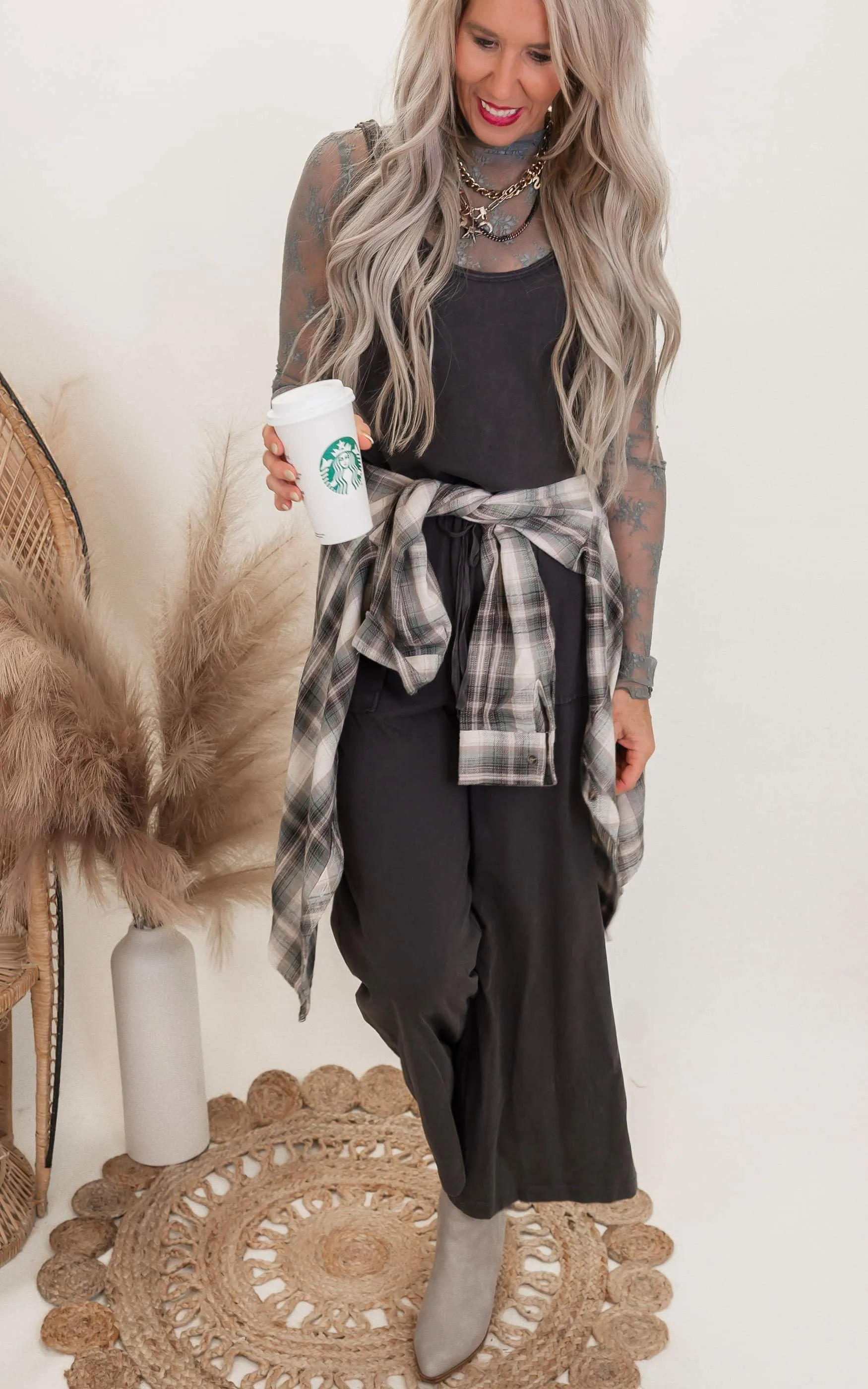 Cotton Tank Jumpsuit - Final Sale