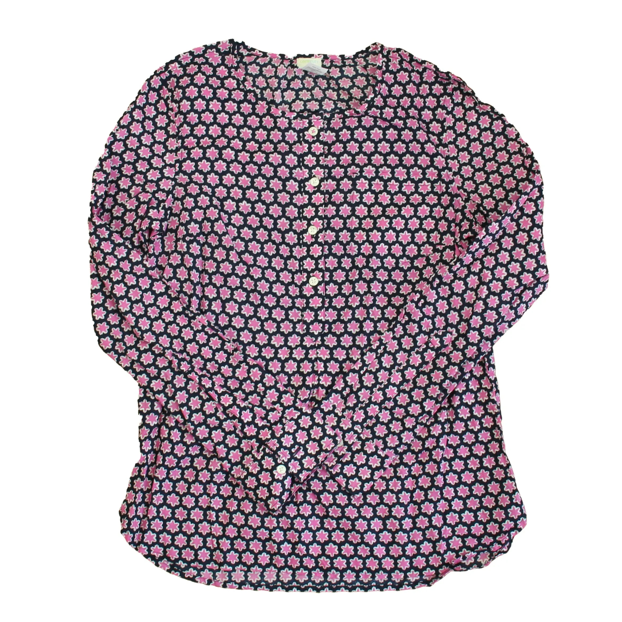 Crewcuts Girls Navy | Pink Stars Blouse
