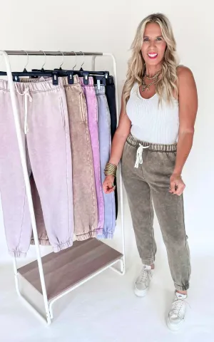 Crisp Morning Fleece Joggers | ZENANA* - Final Sale