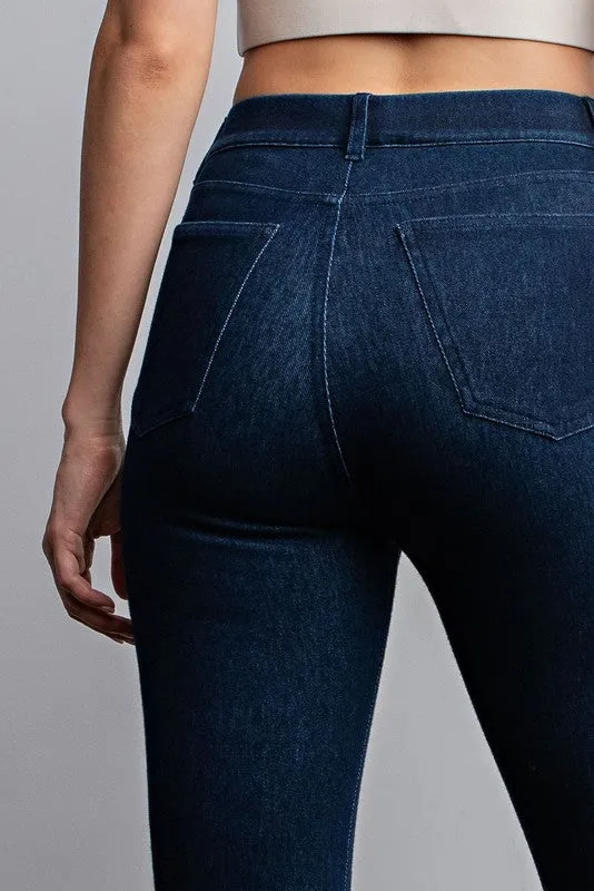 Denim Cotton Stretch Jeggings | Rae Mode *30A JANUARY PREORDER**