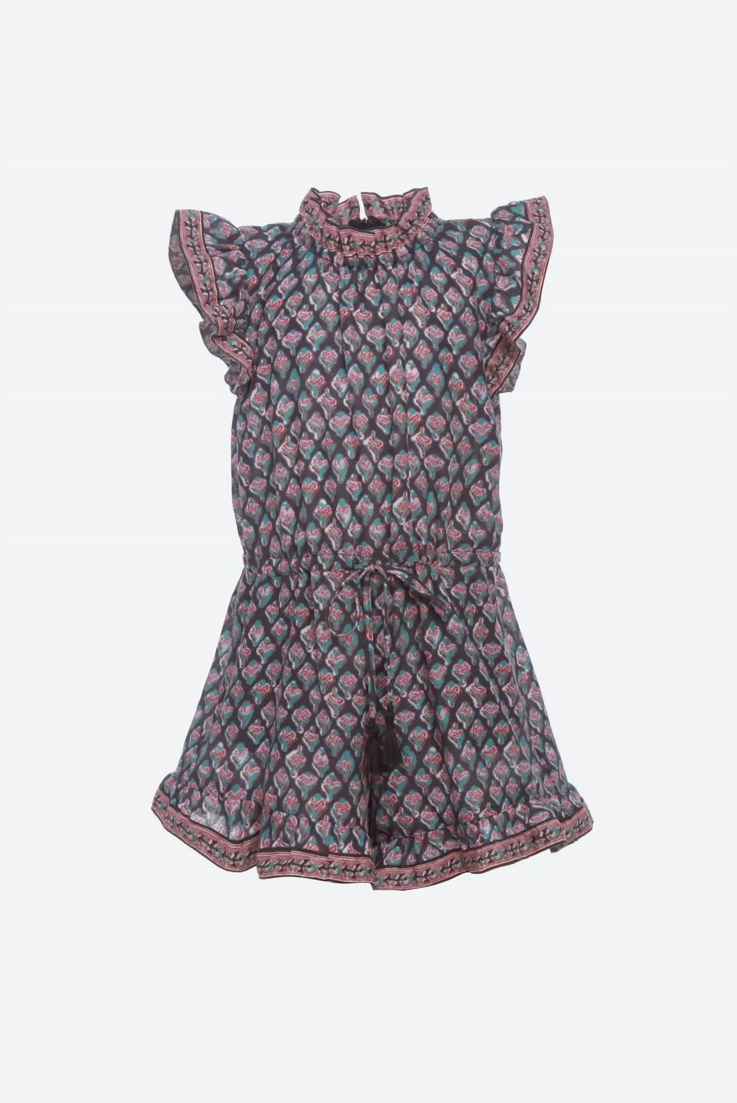 Donna Print Sleeveless Jumpsuit In Multi
