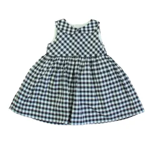 Edghill Collection Girls White | Navy Dress