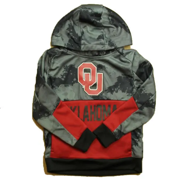 GEN2. Boys Black | Red Oklahoma University Hoodie