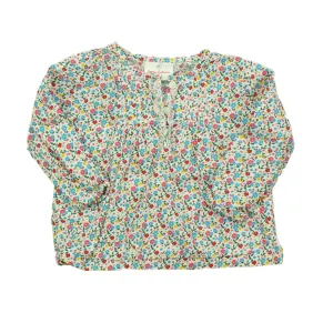 Hanna Andersson Girls White | Multi | Floral Blouse