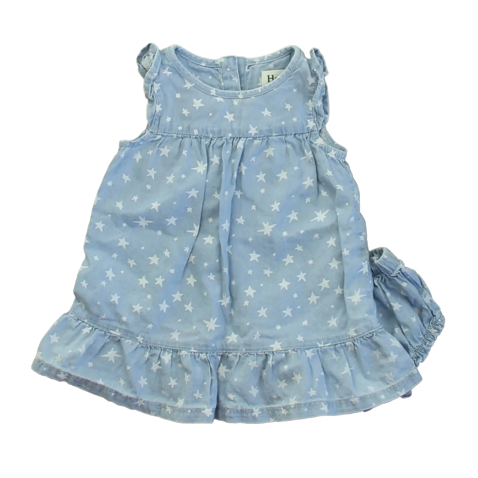 Hatley Girls Blue | White Stars Dress