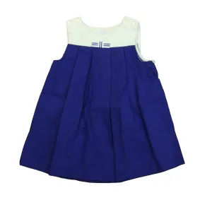 Jacadi Girls Blue | White Dress