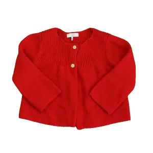 Jacadi Girls Red Cardigan