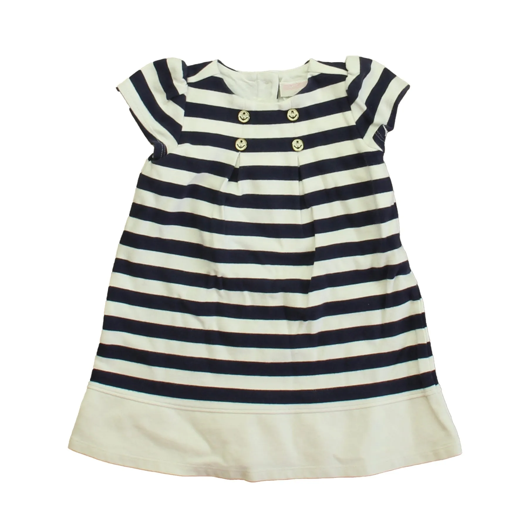 Janie and Jack Girls Navy Stripe Dress