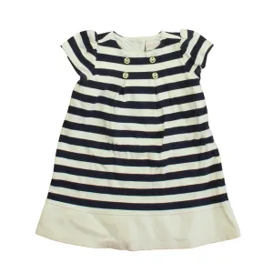 Janie and Jack Girls Navy Stripe Dress