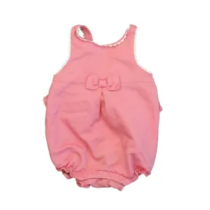 Janie and Jack Girls Pink | White Jumper