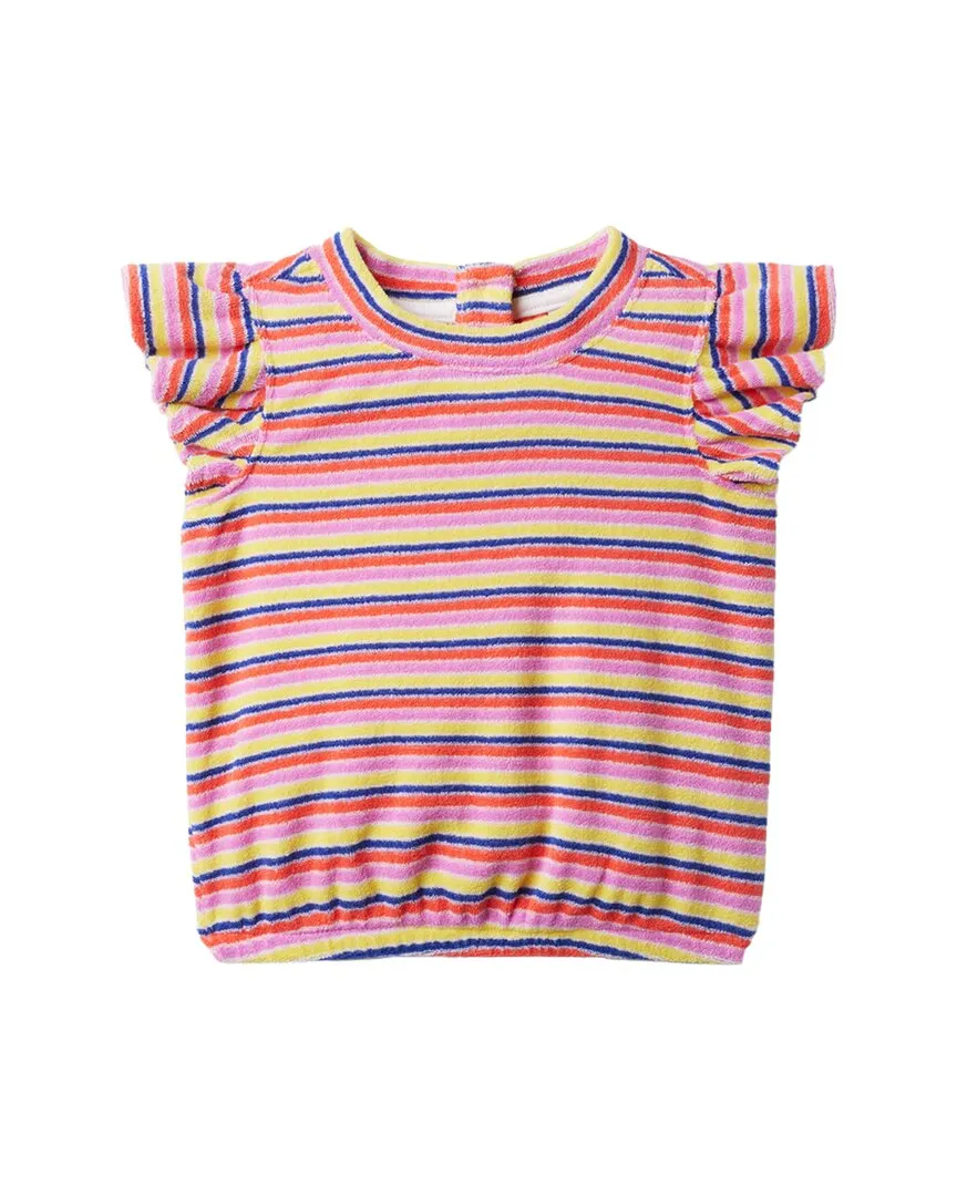 Janie and Jack Kaavia James Union-Wade Striped Terry Top