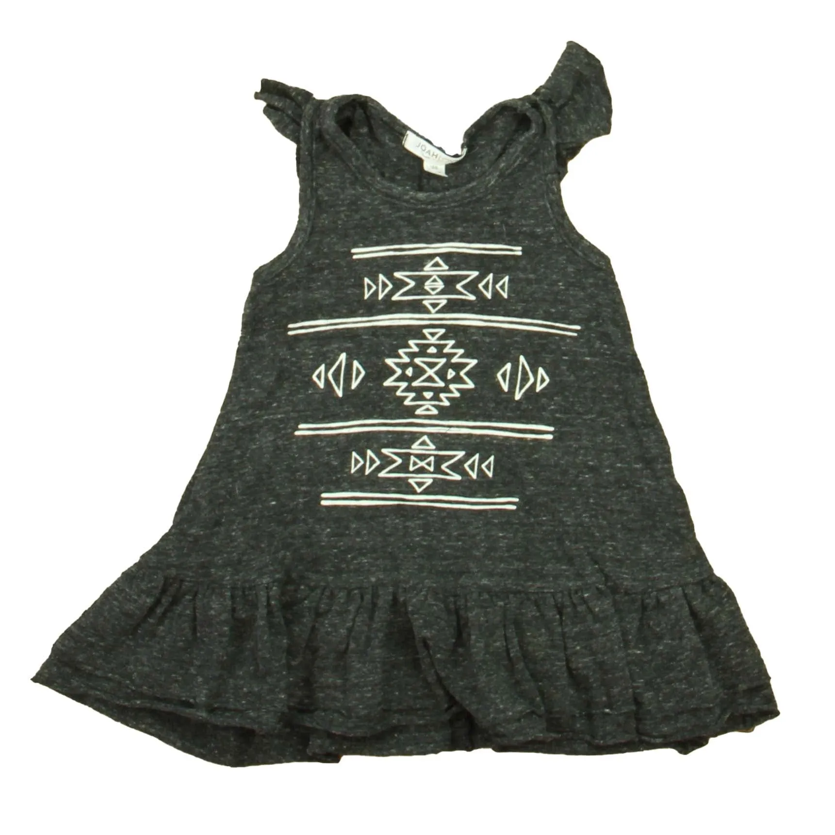 Joah Love Girls Gray | White Dress