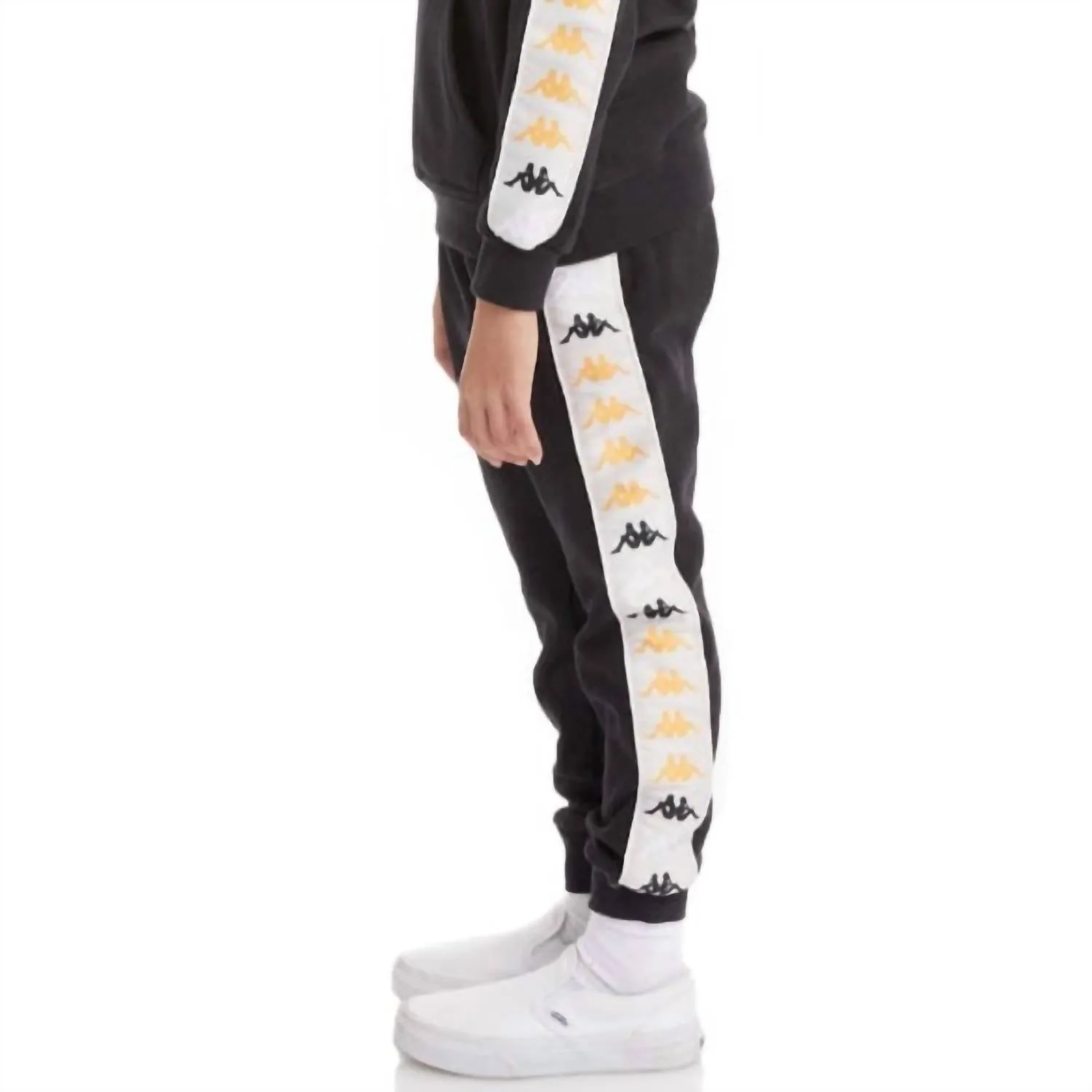 Kid's 222 Banda Alanz 3 Sweatpant In Black Smoke