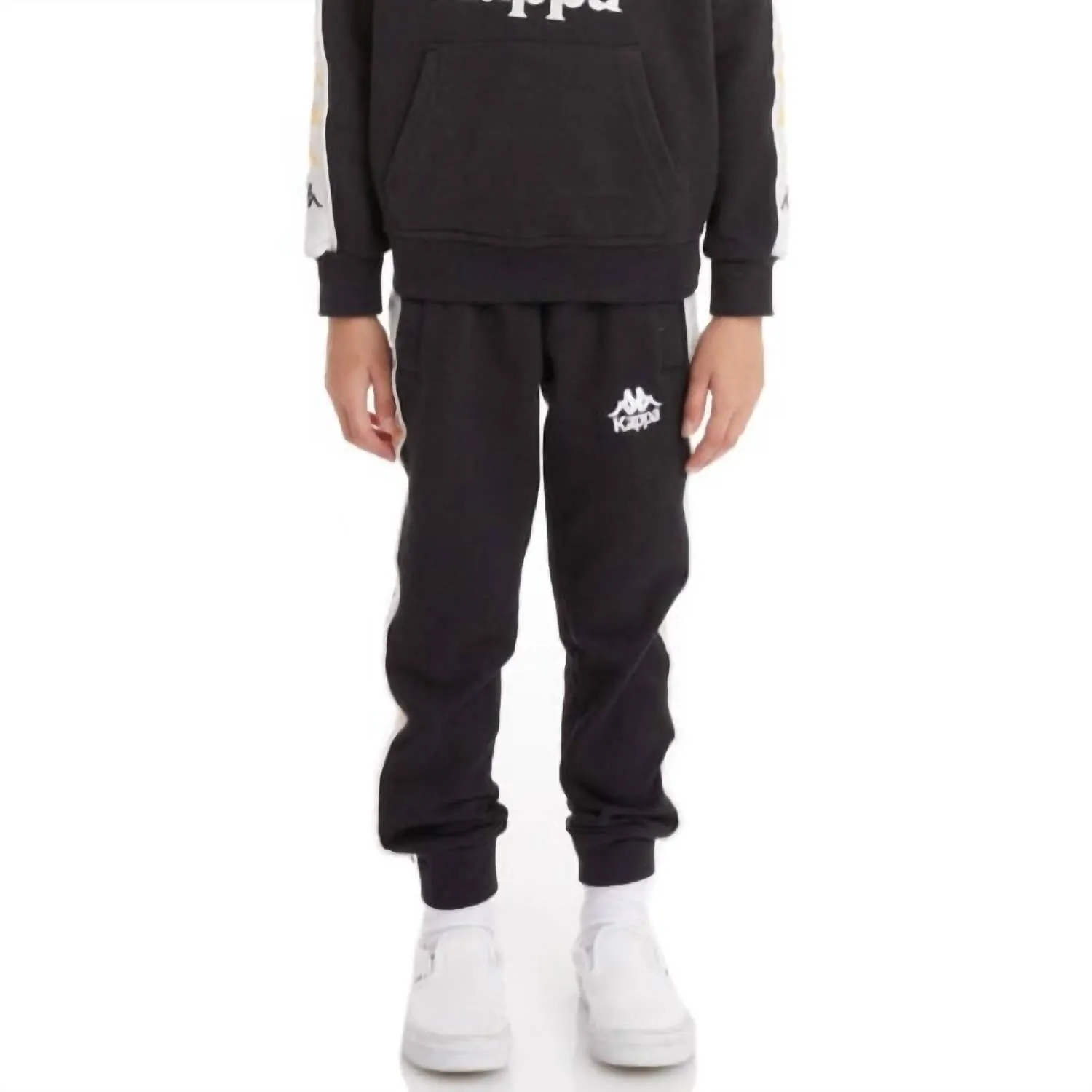 Kid's 222 Banda Alanz 3 Sweatpant In Black Smoke
