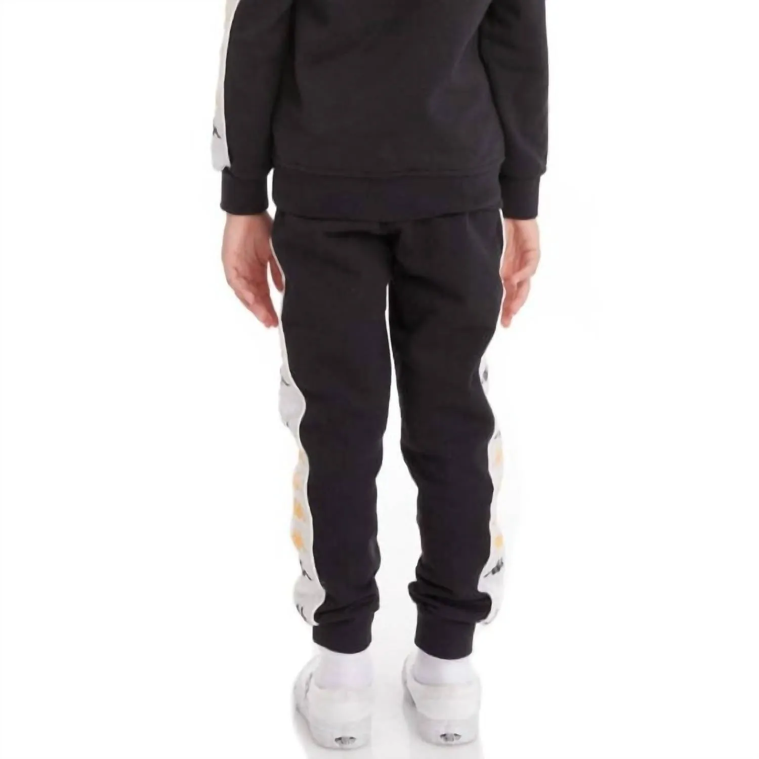 Kid's 222 Banda Alanz 3 Sweatpant In Black Smoke