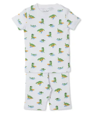 Kids' Crocodiles Pajama Set In Multi