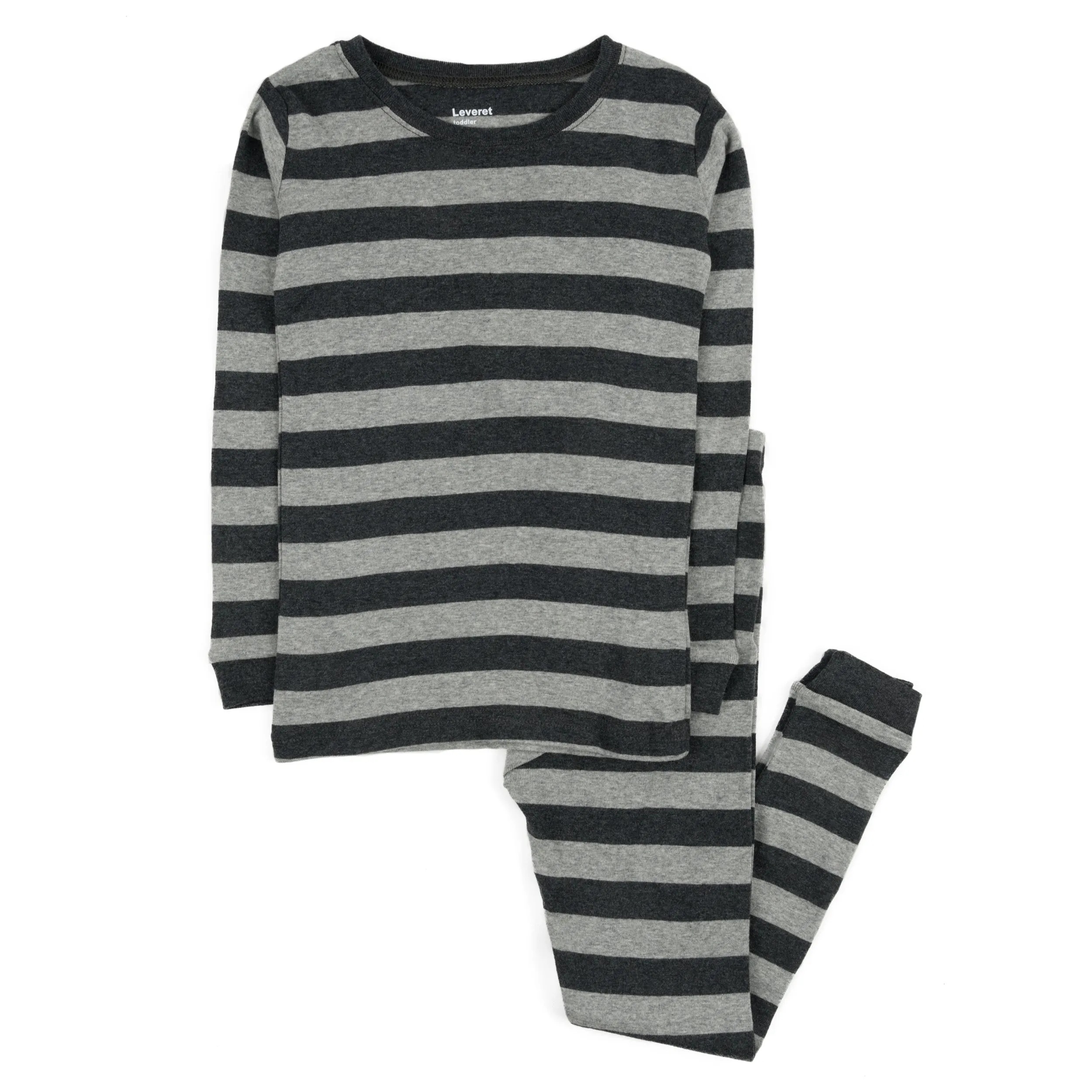 Kids Two Piece Cotton Pajamas Boys Striped