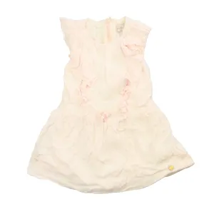 Lili Gaufrette Girls Pink Dress