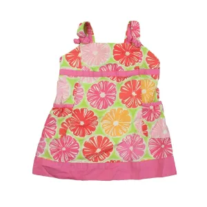 Lilly Pulitzer Girls Pink | Green Floral Dress