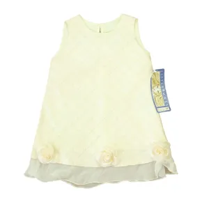 Little Mass Girls Ivory Pearls Dress