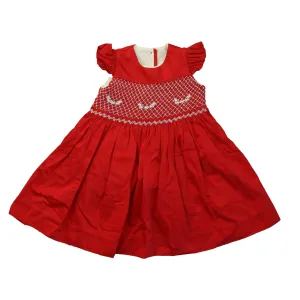 Lorena Lopez by Lolo's Girls Red Smocked Dress