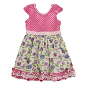Matilda Jane Girls Pink Floral Dress