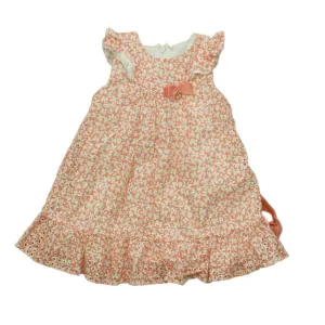Mayoral Girls Peach Floral Dress