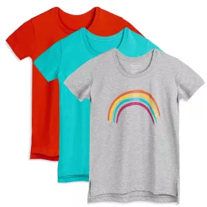 Mightly Girls Turquoise | Rainbow | Red T-Shirt