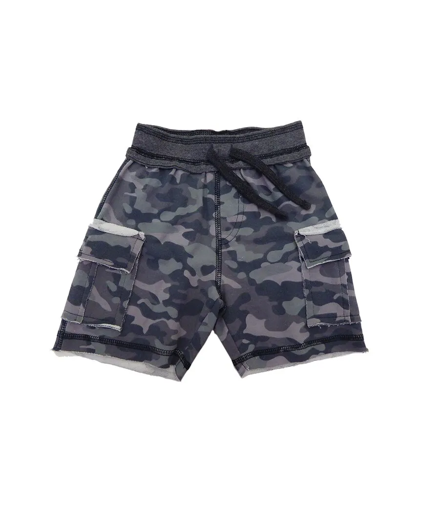 Mish Mish Distressed Camo Short