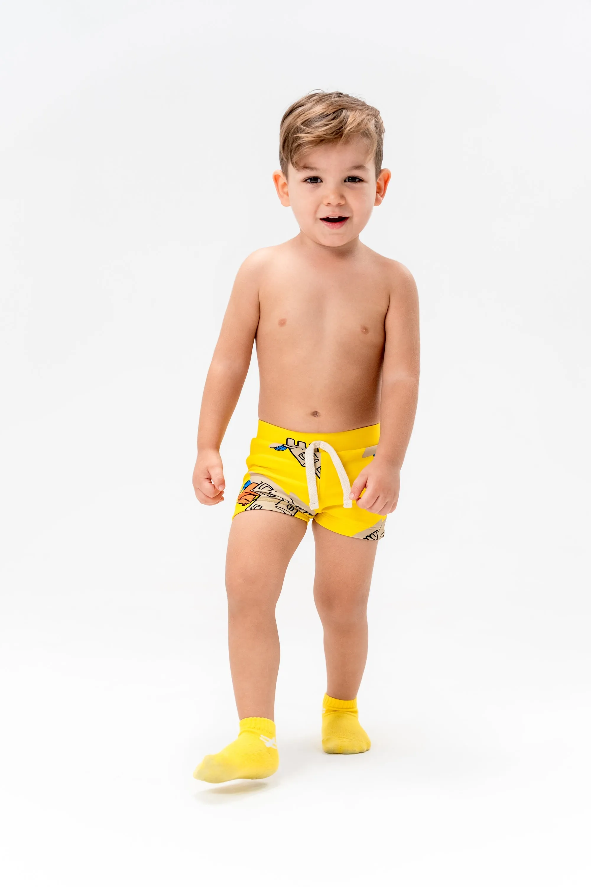 Multicolor Plaid Print Cotton Shorts