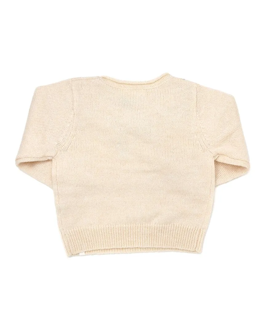 oh baby! Scandi Bow Wool-Blend Sweater