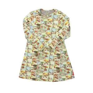 Oilily Girls Yellow | Green Pink Dress